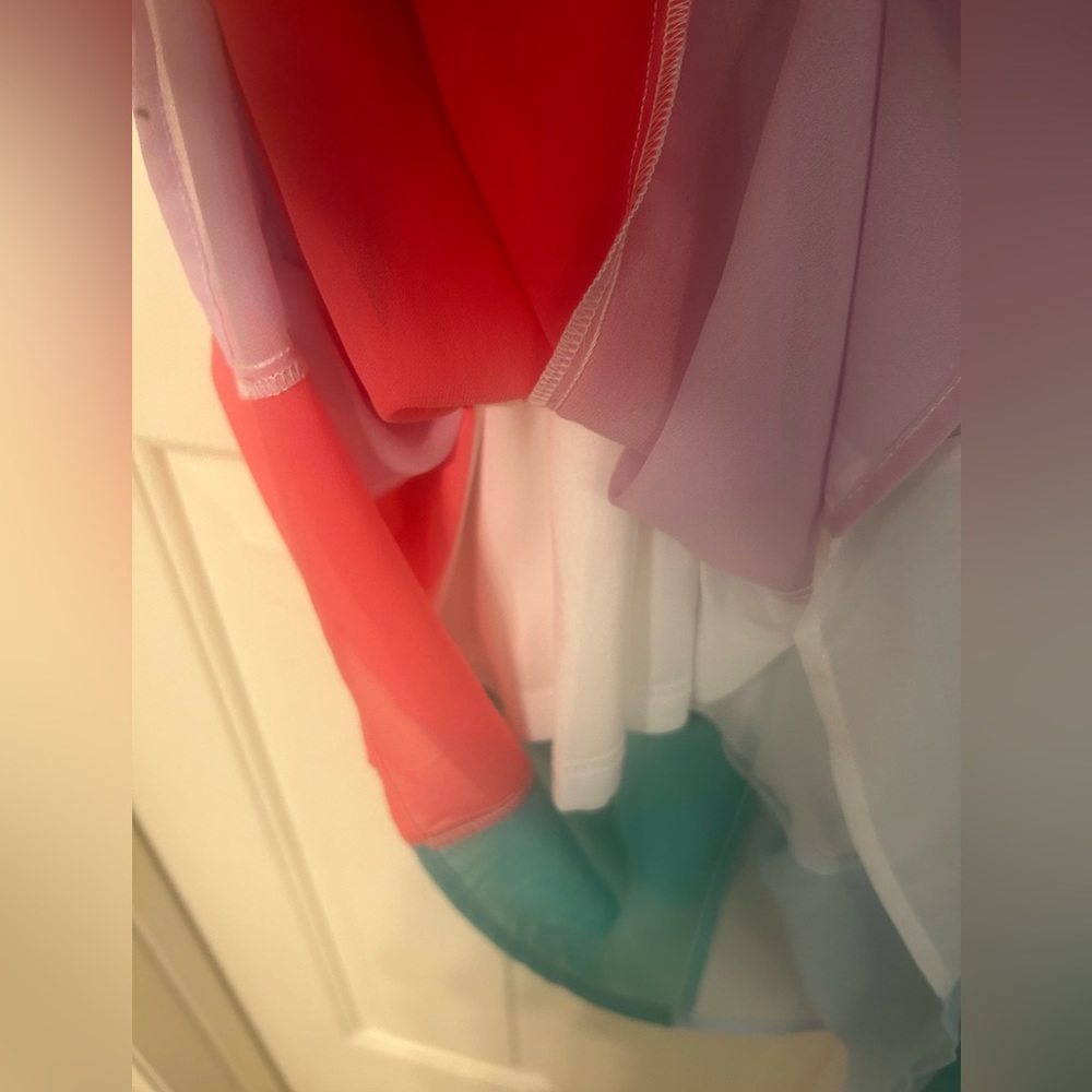 Andrew By Unit Color Block Dress Size 1x - image 4